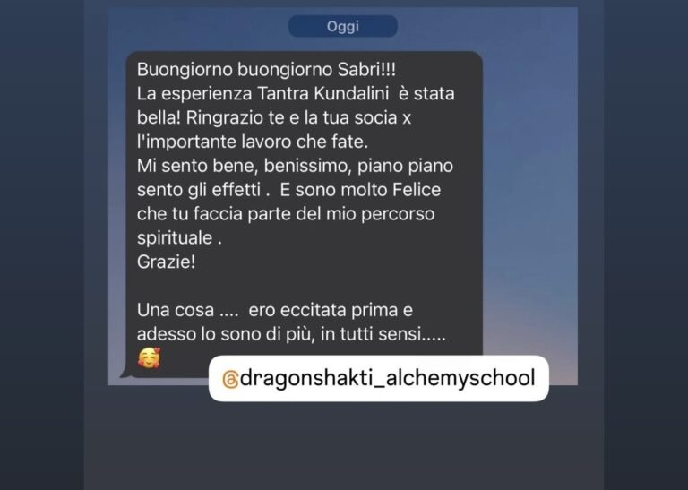 Testimonials, feedback, Andromeda ascension, kundalini activation, tantra, spiritual awakening, attivazione, risveglio spirituale, hypnosis, ipnosi regressiva, kundalini, testimonianze